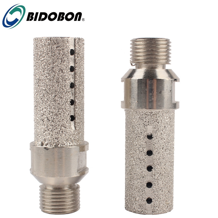 High Level CNC Vacuum Brazed Diamond Finger Bits with 1/2 gas thread