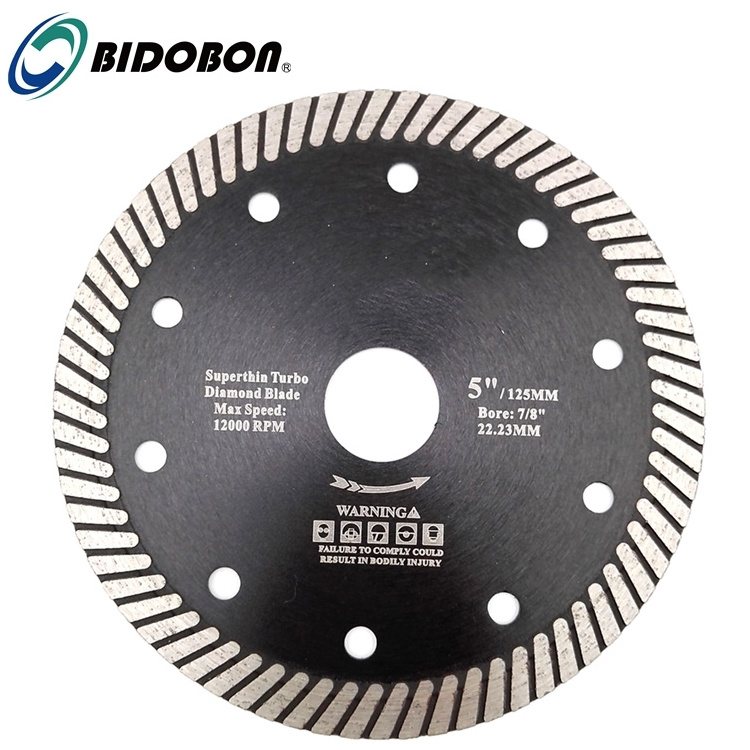 BIDOBON High Performance  Hot Pressed Turbo Diamond Saw Blade Cutting Disc for Granite Quartz Stone Concrete