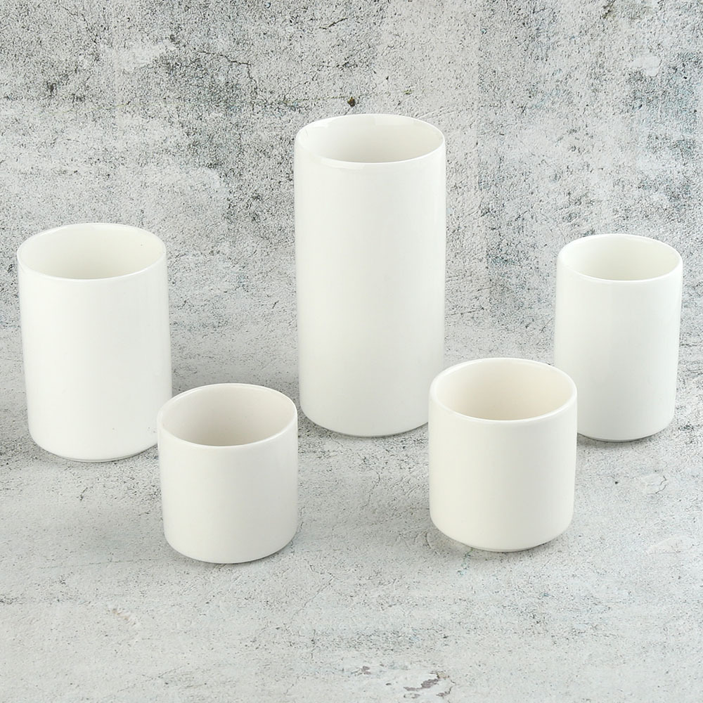 Ceramic Porcelain Fine Bone China Espresso Coffee Tea Cups Mugs Without Handle