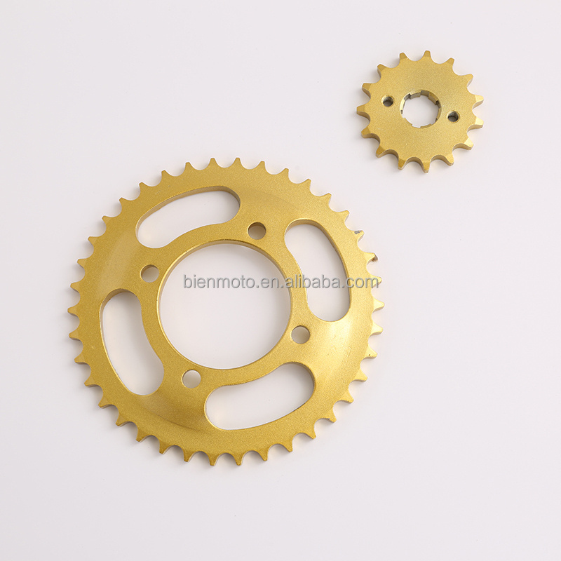 cadena para moto spare parts chain sprocket motorcycle sprocket kit 39t 15t  GN150 cgl125 ft125 cg125 para italika ft125