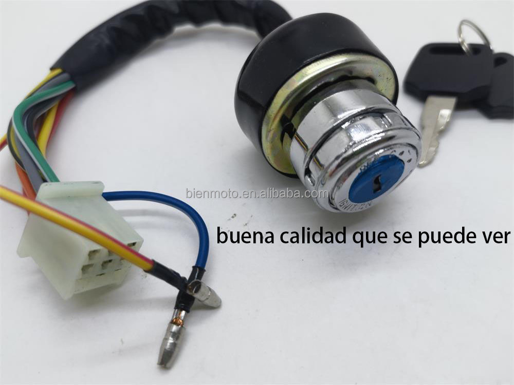 High quality 11 wires Switch De Encendido parts motorcycle electric nueva AX100 ignition switch for Suzuki Ax100 100cc