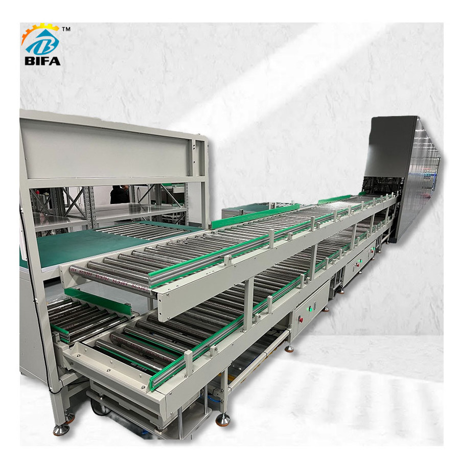 Bifa Light Duty Gravity Roller Line, Expandable Roller Conveyor, Flexible Conveyor for Packing Sorting logistics  Conveyor