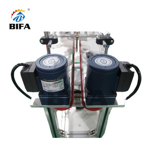 BIFA Transfer Bottomless Side Gripper Grab Belt Conveyor for Pet Bottle Conveyor System