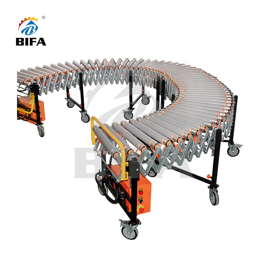 Bifa Heavy Duty Feed Expandable Straight Gravity roller conveyor suppliers for pallets