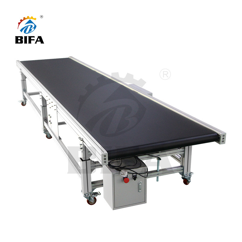 Bifa Automatic 10m Stainless 110V 380V PVC 4080 Profile Wide Band Conveyor Belt  conveor