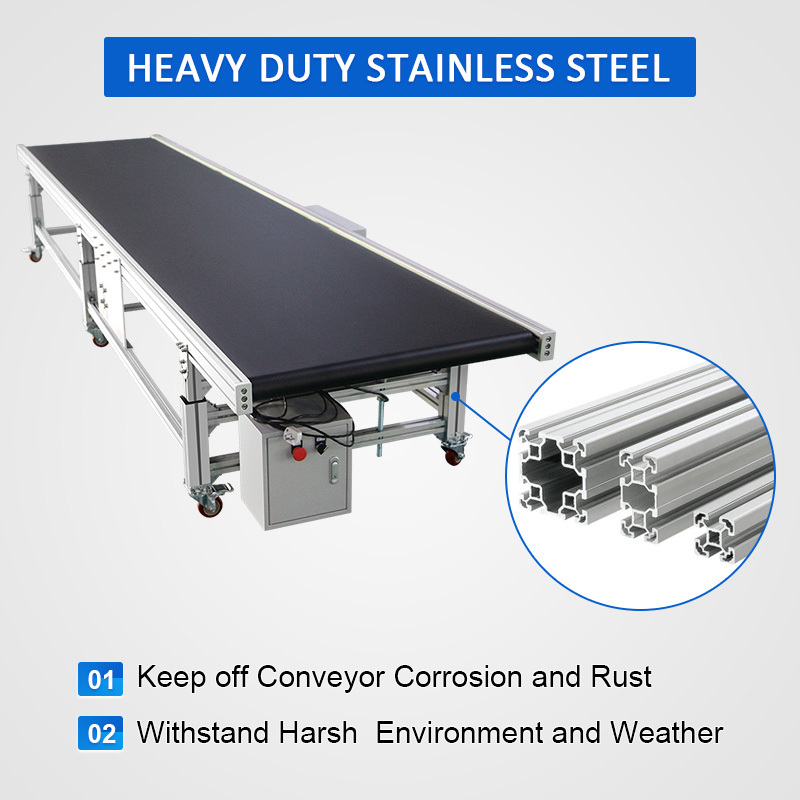 Bifa Designed Industrial PU/PVC V Belt Conveyor Price with 1year Quality Assurance