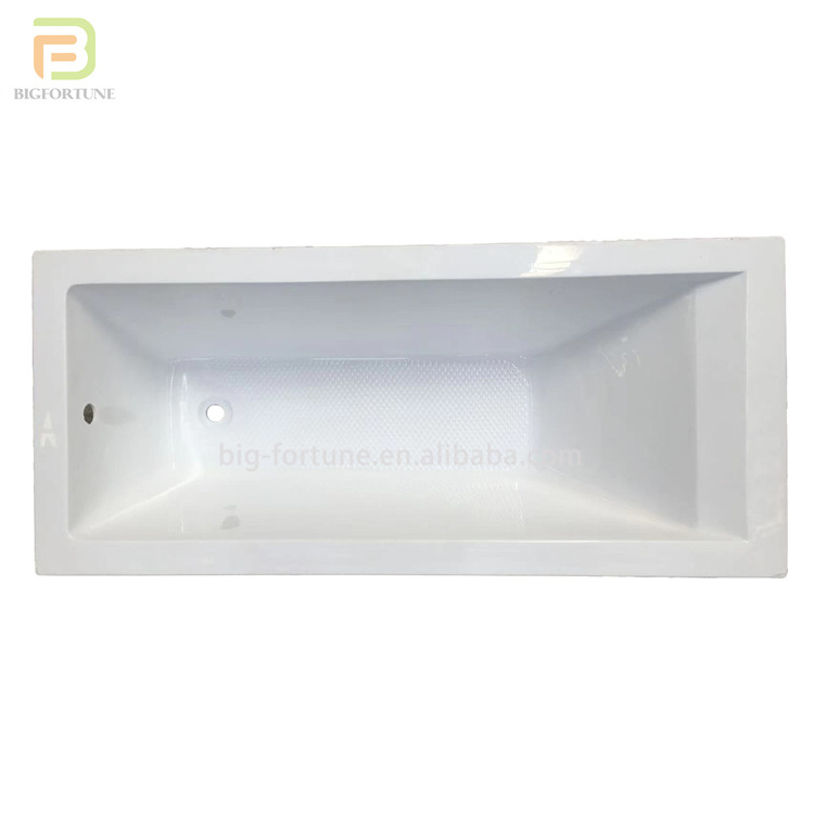 Hot selling cheap sanitary ware hotel home drop-in acrylic bathtubs bathroom bathtub