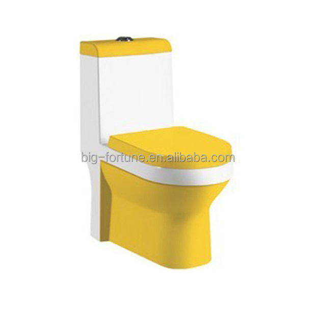 Nepal Market Promotion Colored China Toilet , Siphonic Flush Toilet