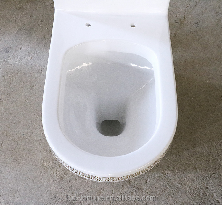 Chinese wc public toilet commode washdown ceramic black white power flushing one piece toilet with prices