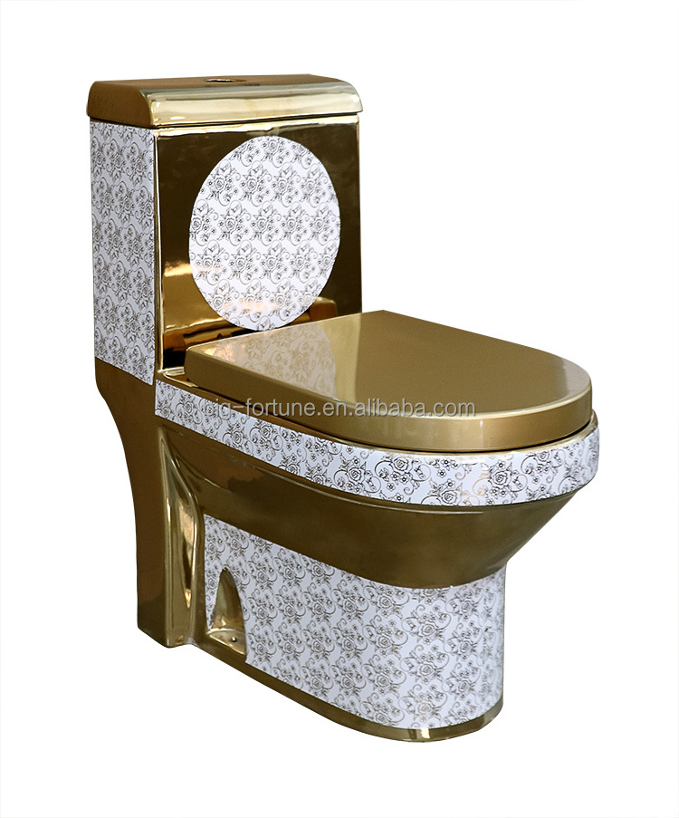 Nepal Market Promotion Colored China Toilet , Siphonic Flush Toilet