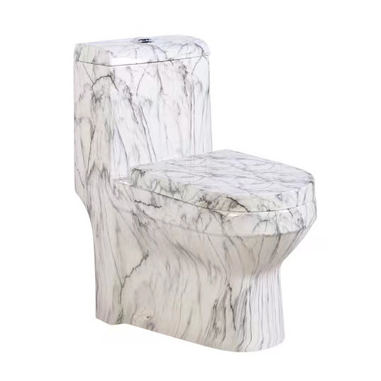 Sanitary ware modern stone pattern design bathroom marble toilet wc ceramic one piece toilet