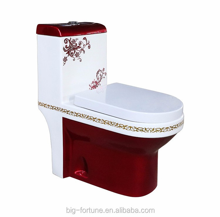 Hot sale sanitary ware muslim toilet washdown one piece wc commode toilets with PP soft seat