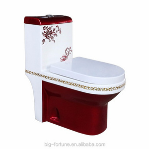 Hot sale sanitary ware muslim toilet washdown one piece wc commode toilets with PP soft seat