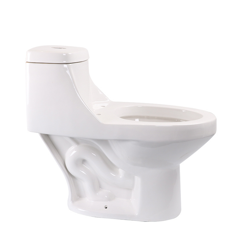 High quality sanitary ware ceramic wc commode bathroom white floor mounted siphonic one piece toilet