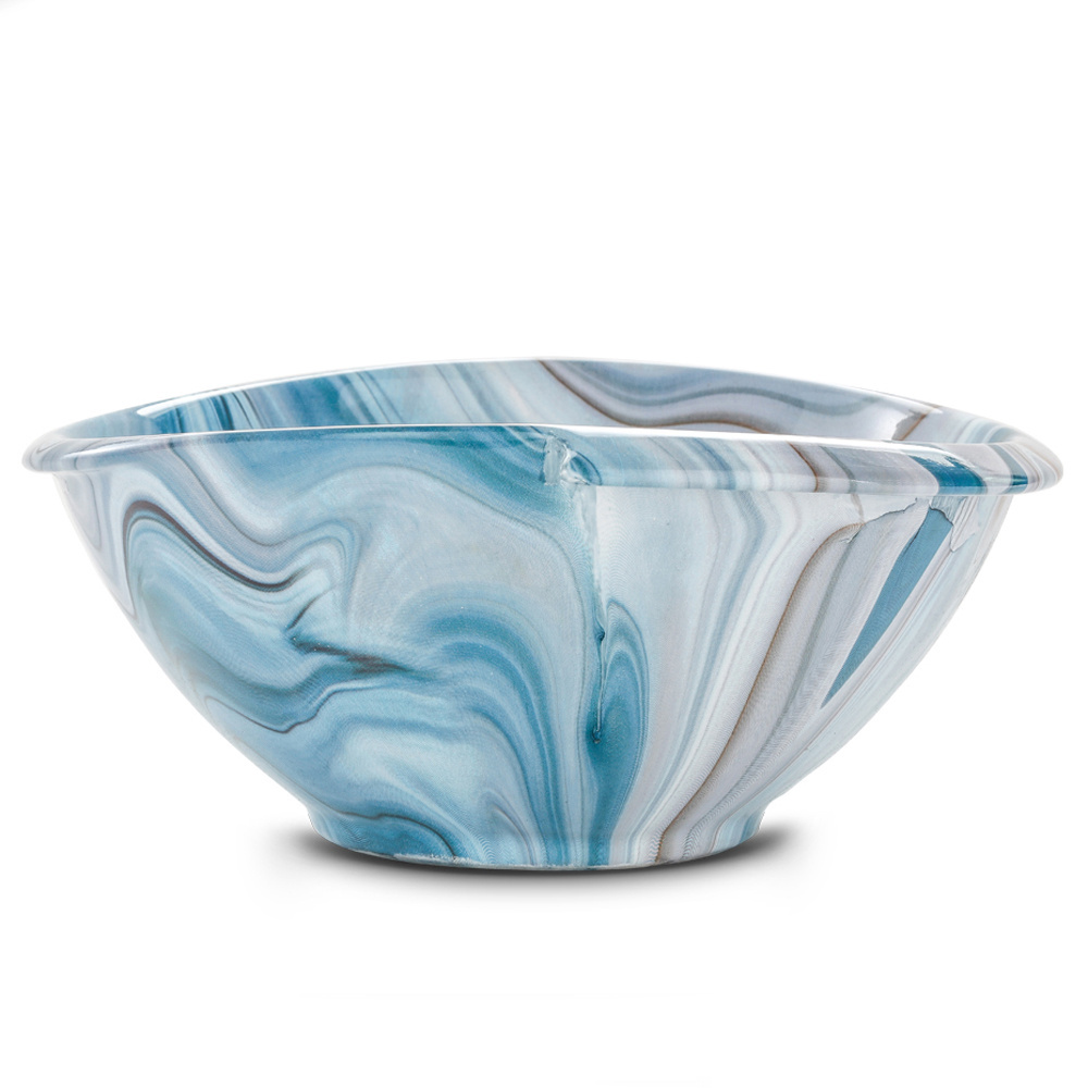 Blue Onyx Stone Sink Bowl Bathroom Vanity Ceramic Wash Basin Art