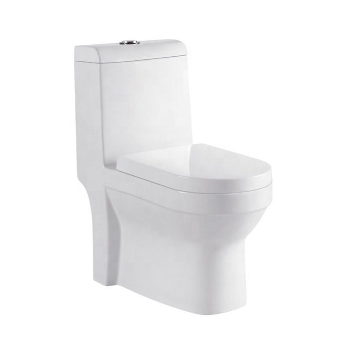 Hot sale sanitary ware muslim toilet washdown one piece wc commode toilets with PP soft seat