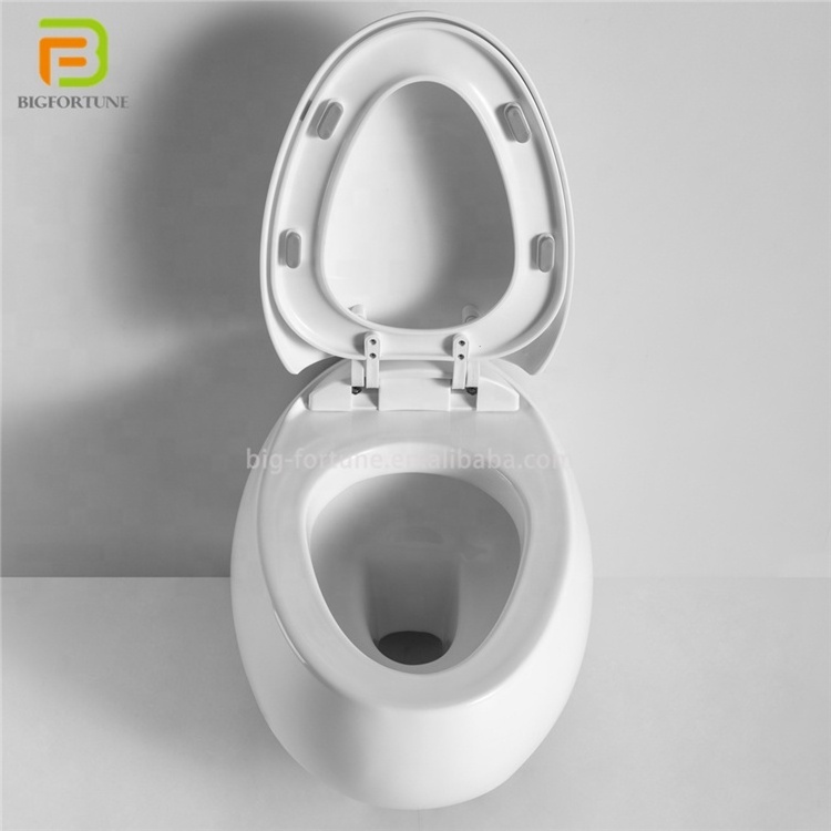 Fashion modern style cheap unique water closet egg shape toilet bathroom wall hung toilets