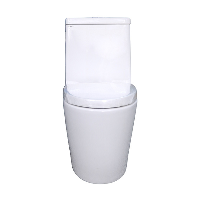 Wholesale floor mounted siphonic toilet sanitary ware ceramic wc commode siphon one piece toilet bowl for bathroom