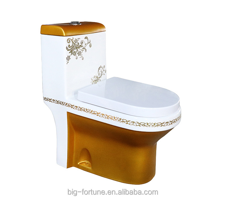 Toilet Piss for Sale The Middle East One Piece Ceramic Wc Flower Gold Washdown Toilet Flush Floor Mounted Modern Hotel 20-30days