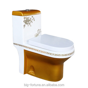 Toilet Piss for Sale The Middle East One Piece Ceramic Wc Flower Gold Washdown Toilet Flush Floor Mounted Modern Hotel 20-30days