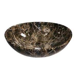 Beautiful natural stone art bathroom marble wash stone sinks basin