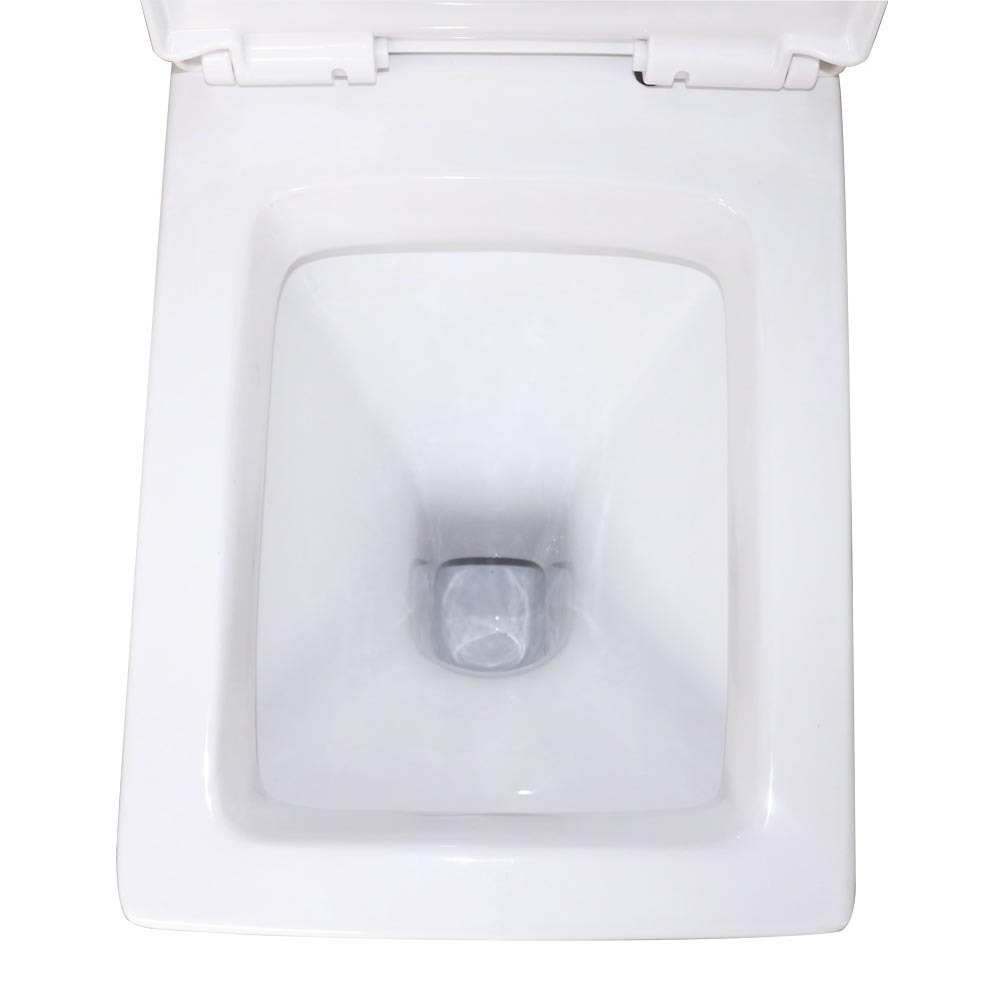 Hot Sale Wc Ceramic Diamond Shape One-piece Toilet Commode Bathroom Toilet And Sink Set