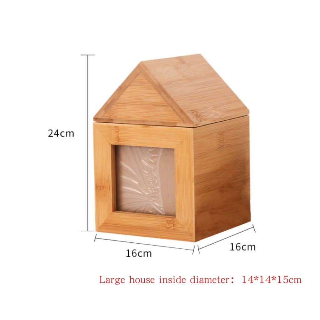 Wholesale funeral supplies cremation memorable urns House-Shaped for pet ashes photo frame pet memorial urns