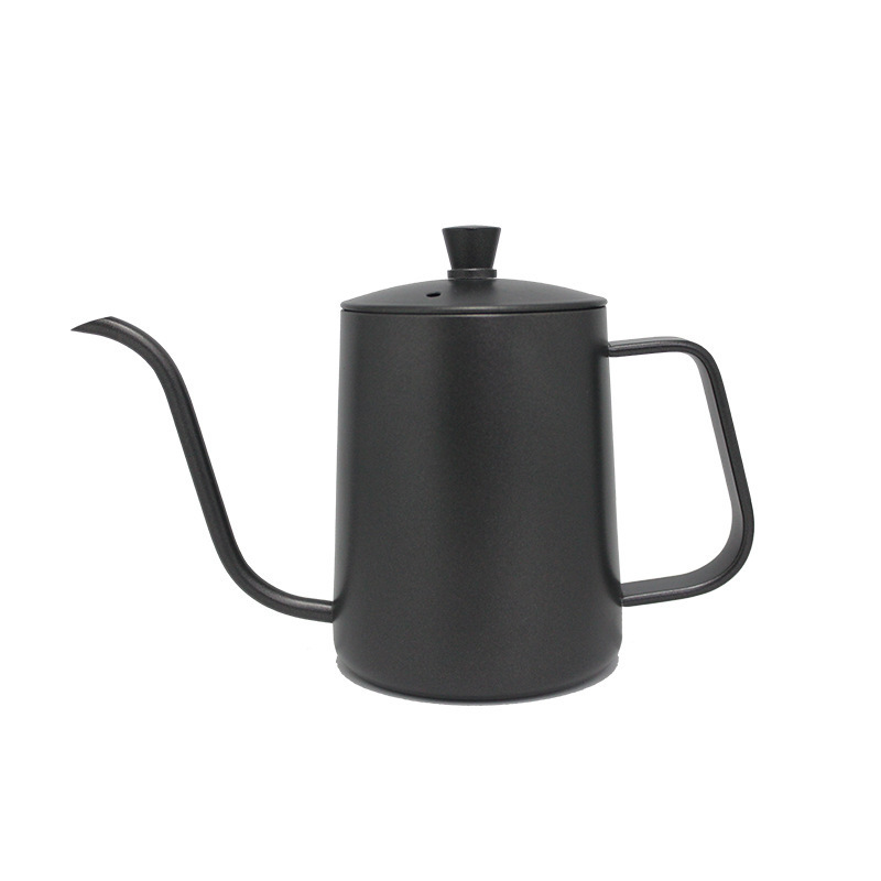 Wholesale sale coffeepot with lid 600ml stainless electric gooseneck pour over coffee tea kettle coffeemakers