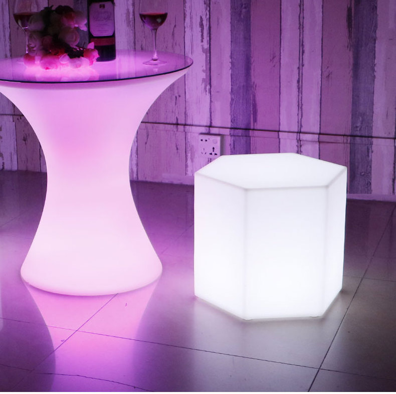 Party LED bar stools furniture nightclub lounge chair rechargeable led furniture waterproof outdoor furniture for wedding event