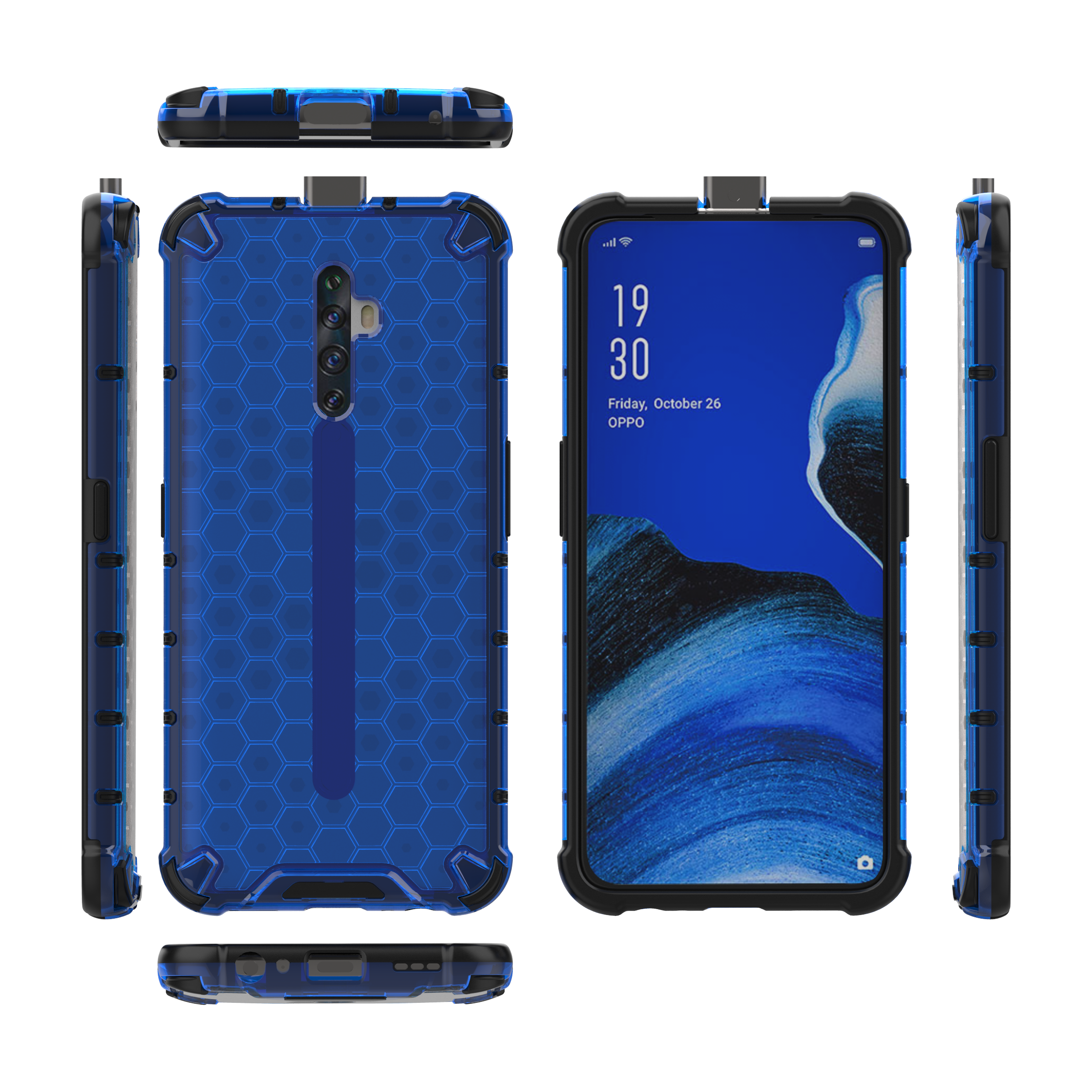 Factory price Slim Fit Lightweight ShockProof PC TPU phone case for Oppo reno 2z