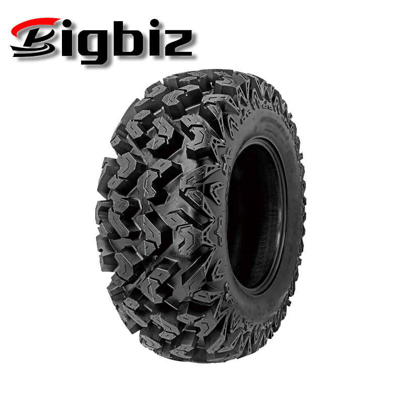 Rubber-tyre gas powered 25x11x12 snow sweeper tires