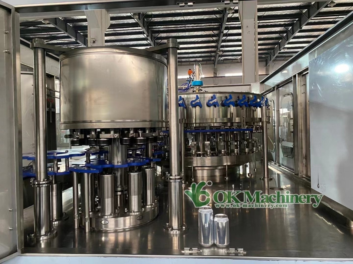 Aluminum Beverage Cans Energy Drink Can Filling  Machine production Line