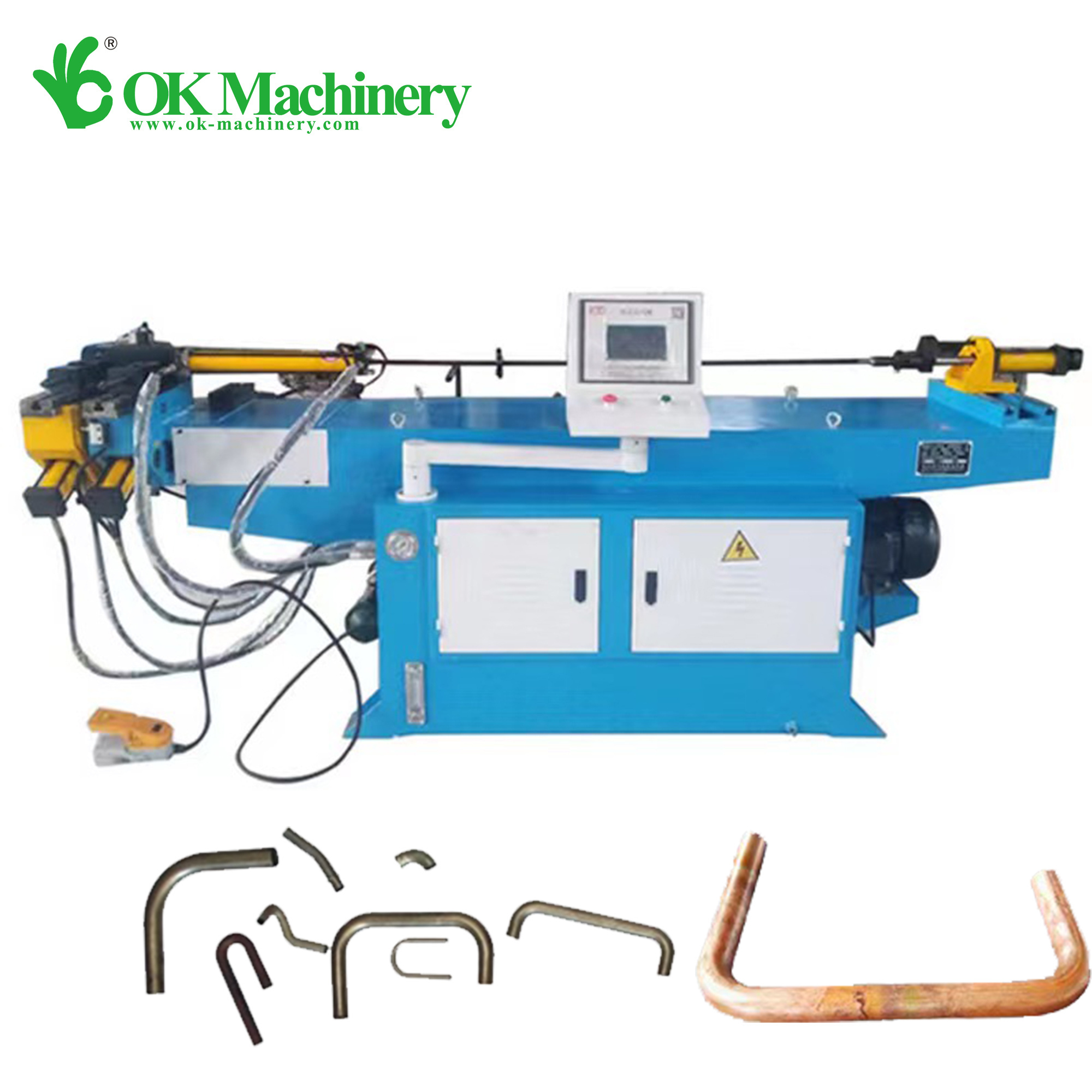 BKWG43 Automatic Steel Round Aluminium 5 Inch Exhaust Copper Manual Tube Bender Pip Bending Machine