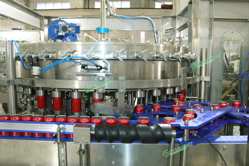 N230 Automatic carbonated drink can filler and seamer machine production line