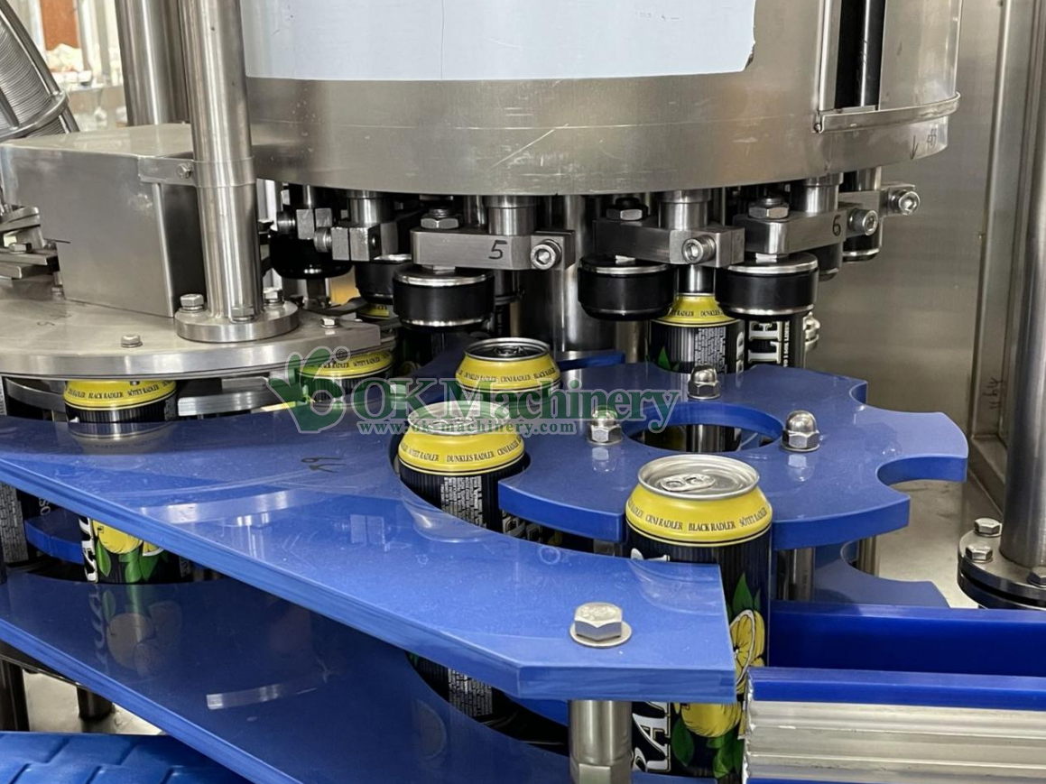 BKBK06 beer can filler seaming seamer and capping sealing machine juice can filling machine for carbonated beverage