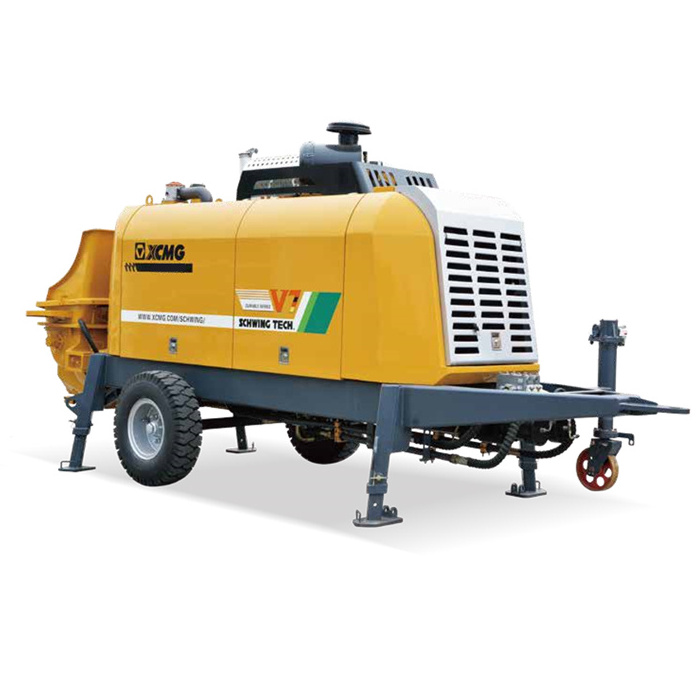 China xuzhou made XCM G HBT5008V Schwing mounted trailer concrete pumps price for sale