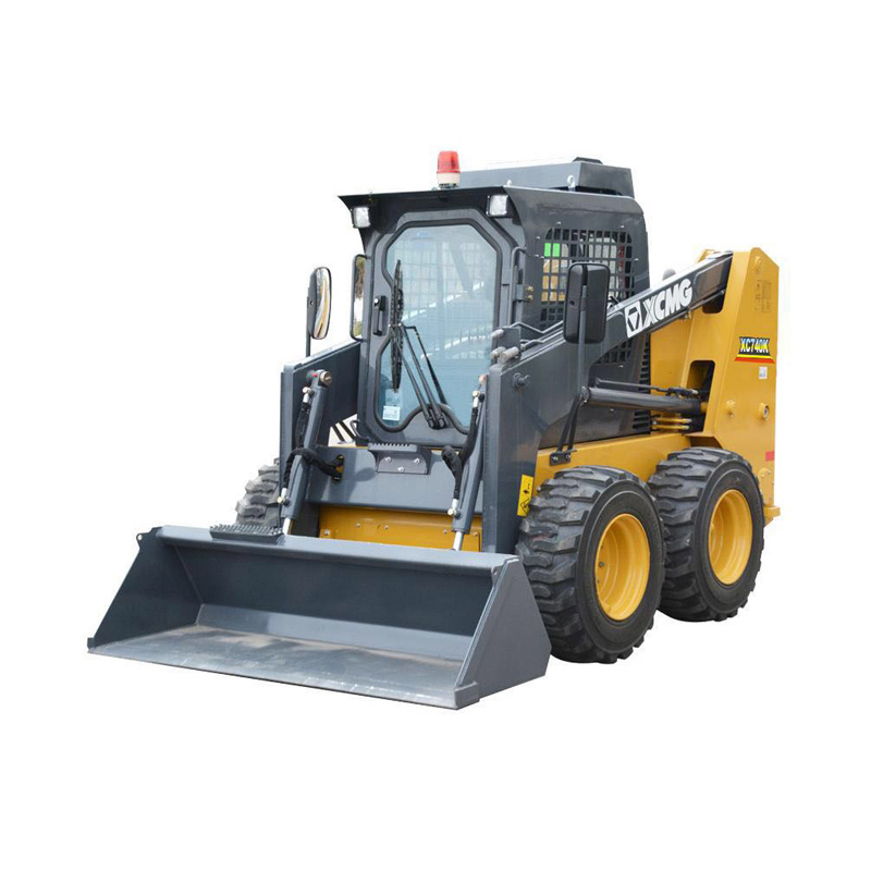 China brand XCM G XC740K new skid steer loader with rock saw attachment for sale low price