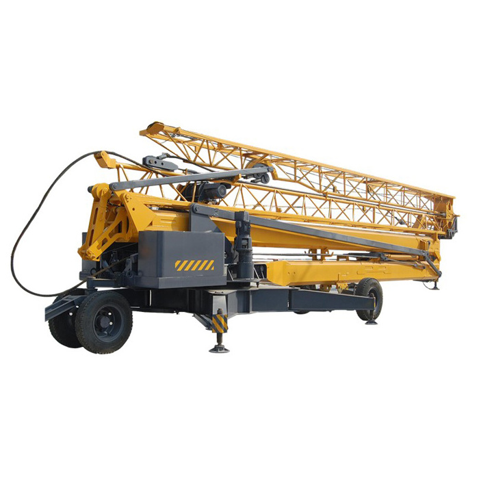 Shanghai building machinery TCK-10 1 ton mini self erecting intelligent tower crane price for sale