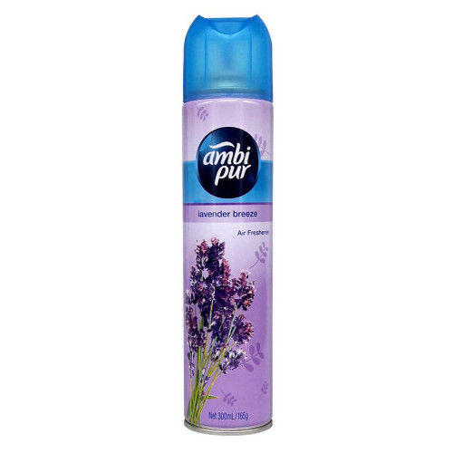 Lavender Breeze Calmness Air Fresheners Aerosol Spray Room and Household Air Care Odour Eliminator