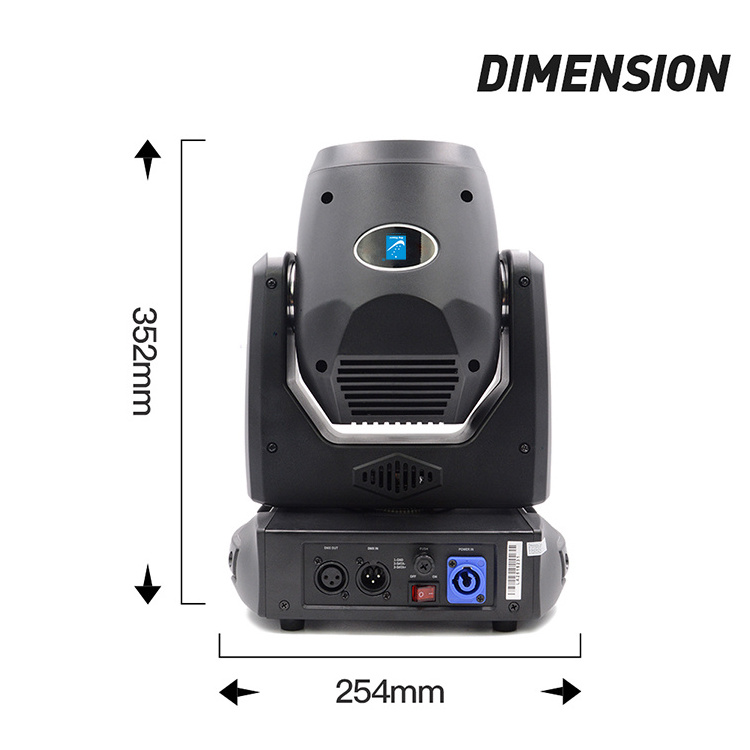 Big Dipper LS100 Mini Gobo Spotlight 100W High Brightness Led Stage Light Moving Head Light