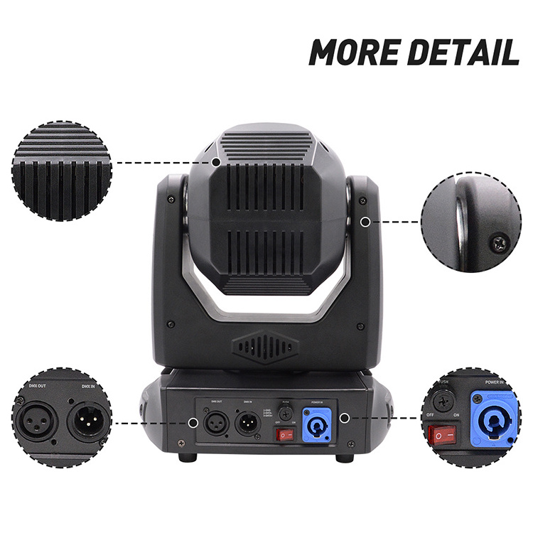 Big Dipper LS100 Mini Gobo Spotlight 100W High Brightness Led Stage Light Moving Head Light