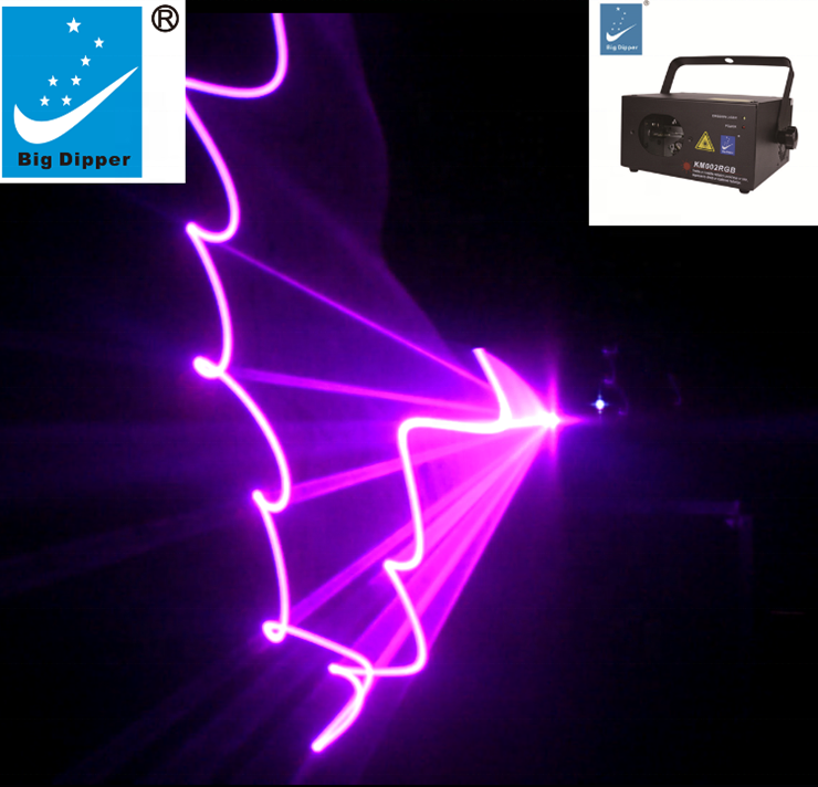 DMX512 LED Laser Light RGB Laser Scanner DJ Stage Lighting Show Light for Festival Bar Club KM002RGB