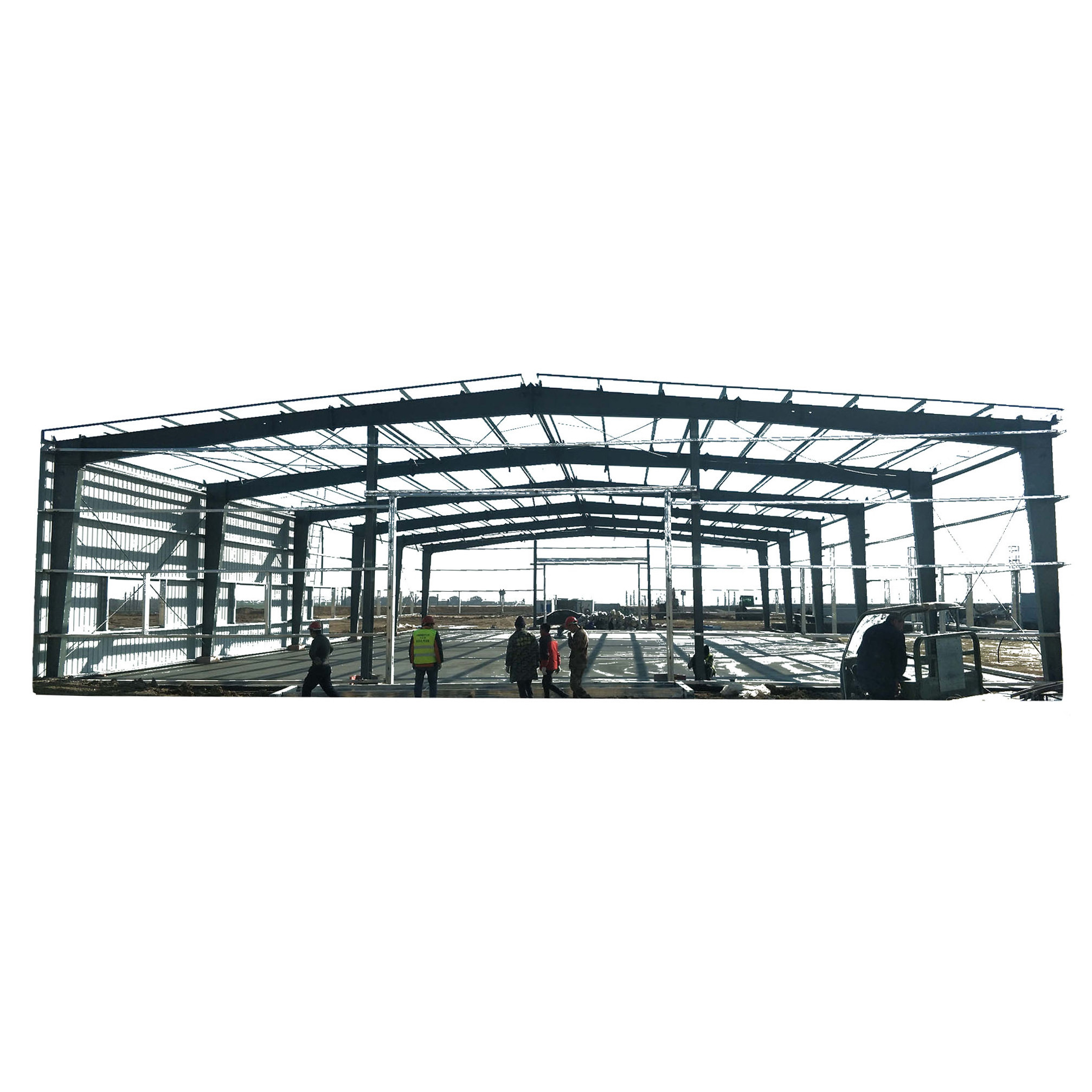 Moden Designed Metal Framework Prefab Bolted Connection Steel Structure Workshop Buildings