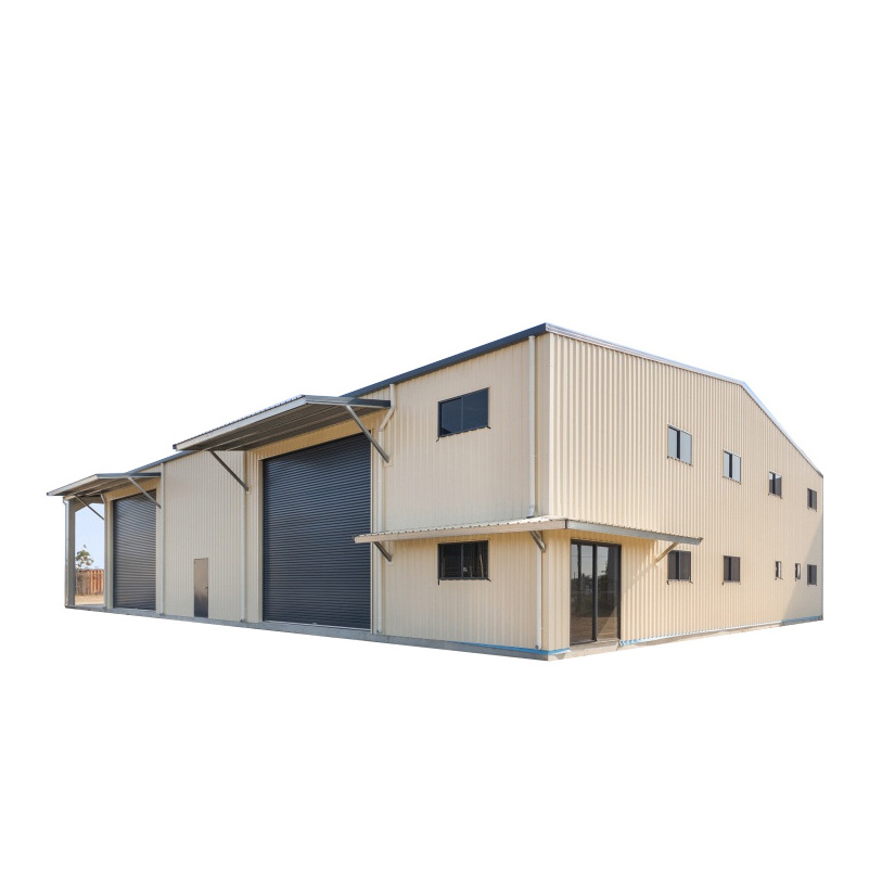 Moden Designed Metal Framework Prefab Bolted Connection Steel Structure Workshop Buildings