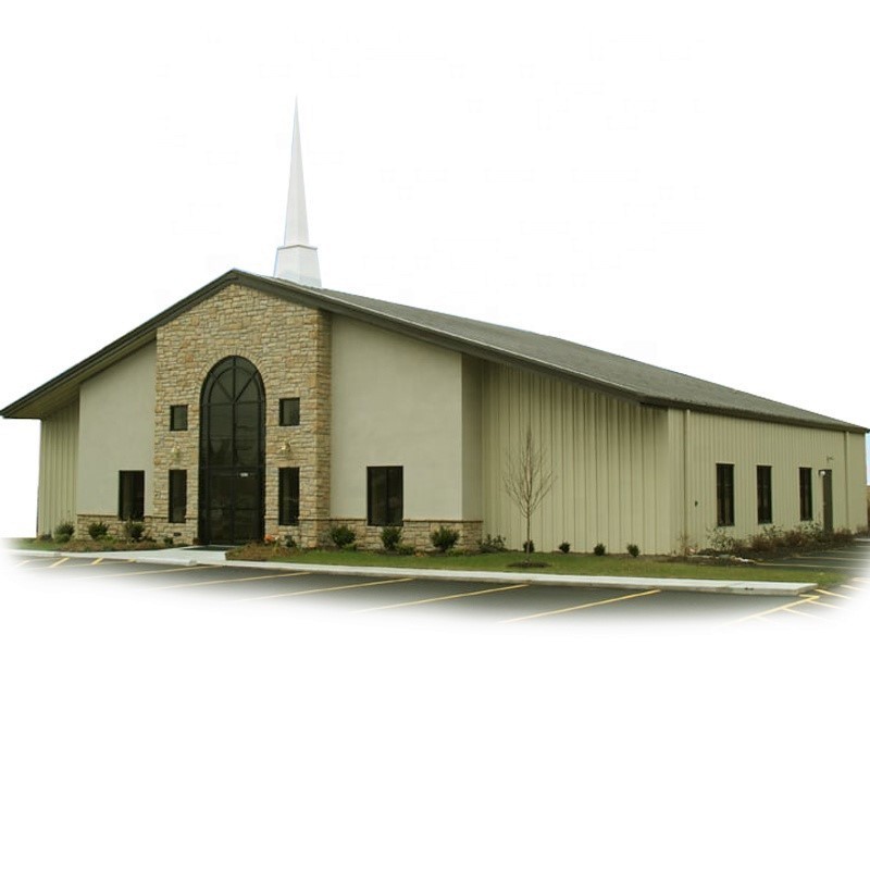 Qingdao Director prefab customized design steel structure church building