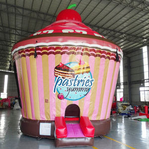 Cupcake commercial bounce house for sale indoor inflatable bounce house