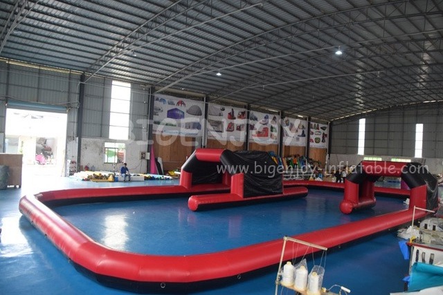 amusement park racing track inflatable fence for bumper car