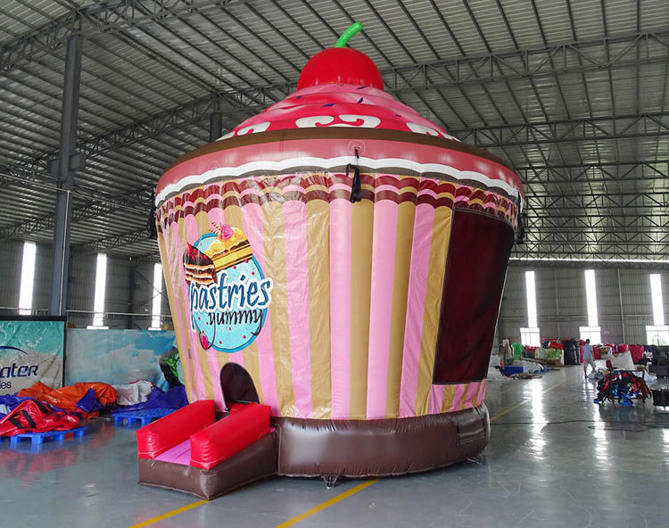 Cupcake commercial bounce house for sale indoor inflatable bounce house