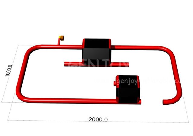 amusement park racing track inflatable fence for bumper car