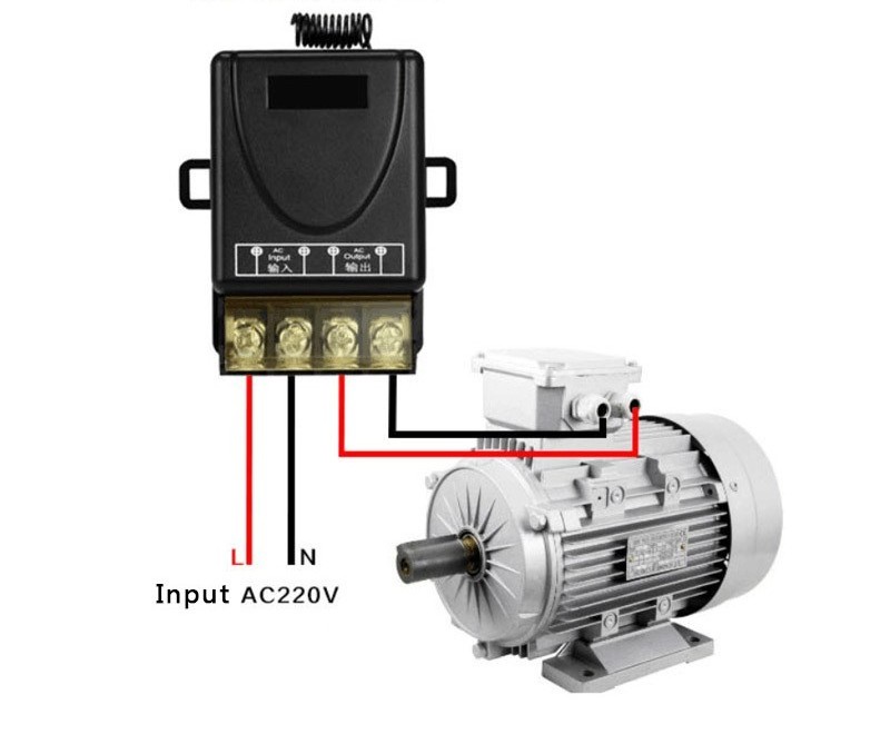 Latest 220V 30A Relay Wireless RF Remote Control Switch 1 Transmitter + 1 Receiver 433 MHz Remote Control